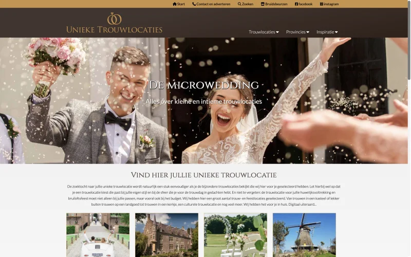 Unieke trouwlocaties